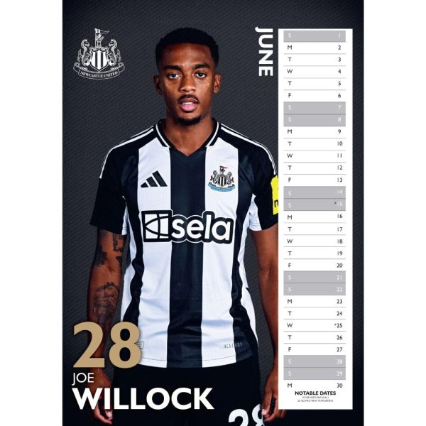 Newcastle United FC A3 Calendar 2025 - Image 3