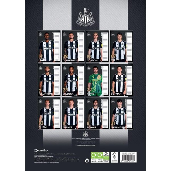 Newcastle United FC A3 Calendar 2025 - Image 4