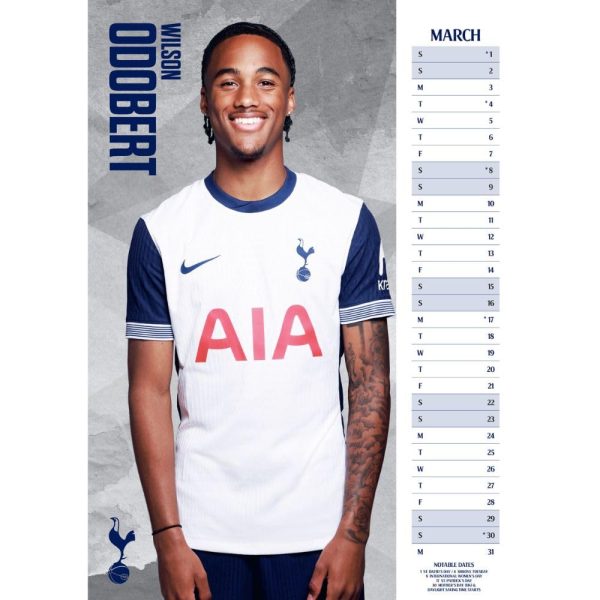 Tottenham Hotspur FC A3 Calendar 2025 - Image 2