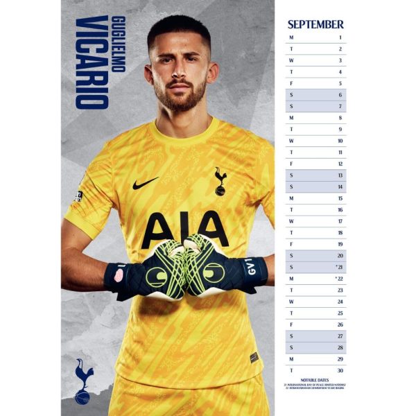 Tottenham Hotspur FC A3 Calendar 2025 - Image 3