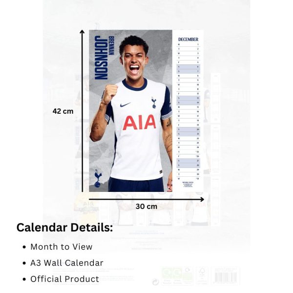 Tottenham Hotspur FC A3 Calendar 2025 - Image 5