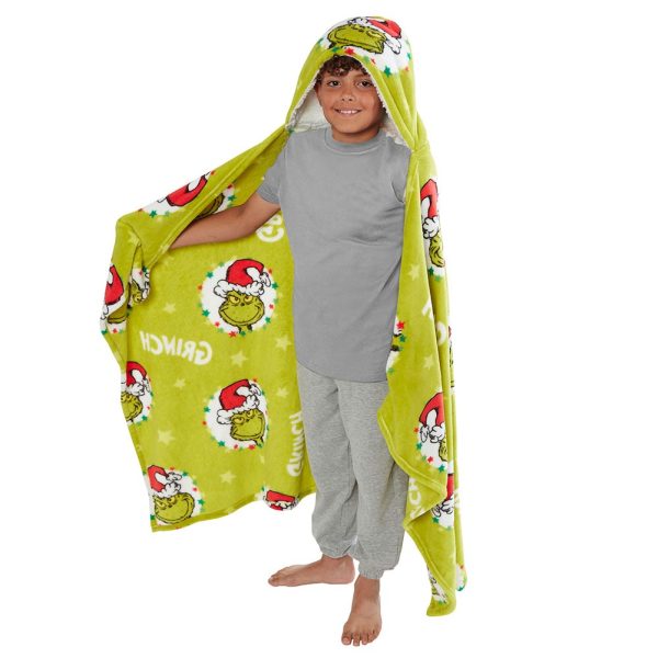 The Grinch Youths Hooded Blanket - Image 2