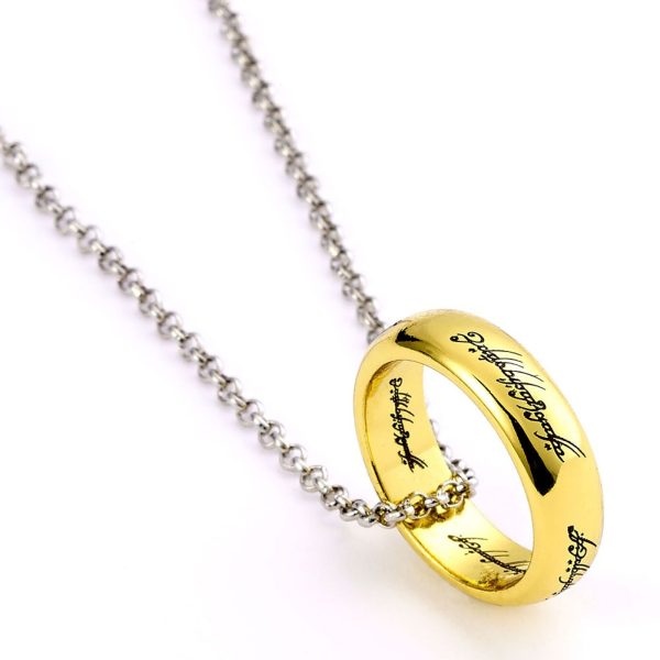 The Lord Of The Rings Silver Plated One Ring Necklace - Image 2