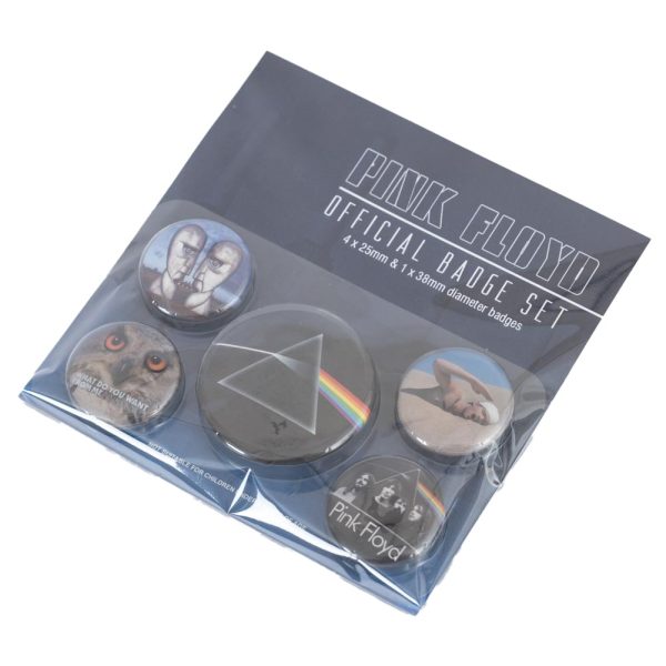 Pink Floyd Classic Button Badge Set - Image 3