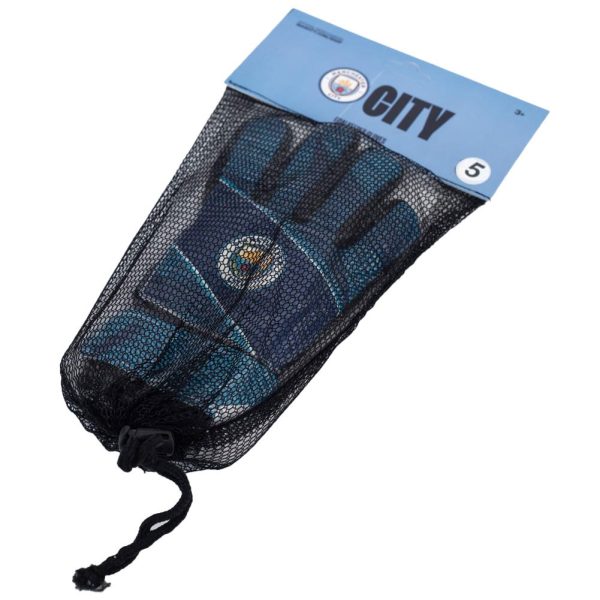 Manchester City FC Fuse Goalkeeper Gloves Kids - Image 3
