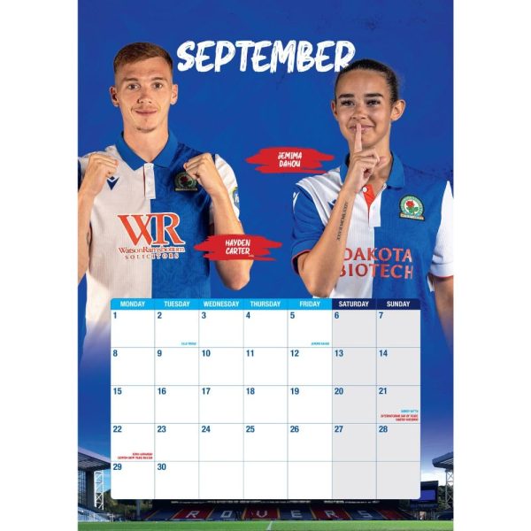 Blackburn Rovers FC A3 Calendar 2025 - Image 3