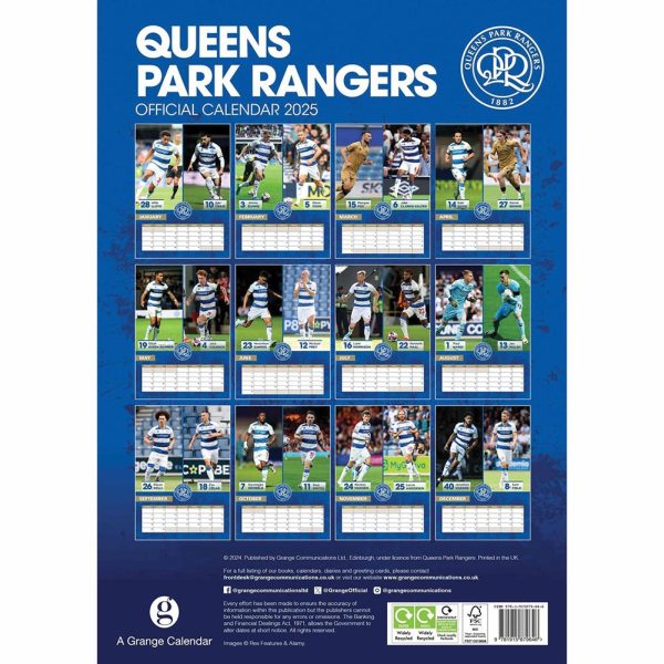 Queens Park Rangers FC A3 Calendar 2025 - Image 3