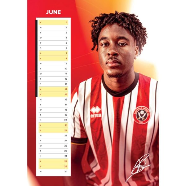 Sheffield United FC A3 Calendar 2025 - Image 3