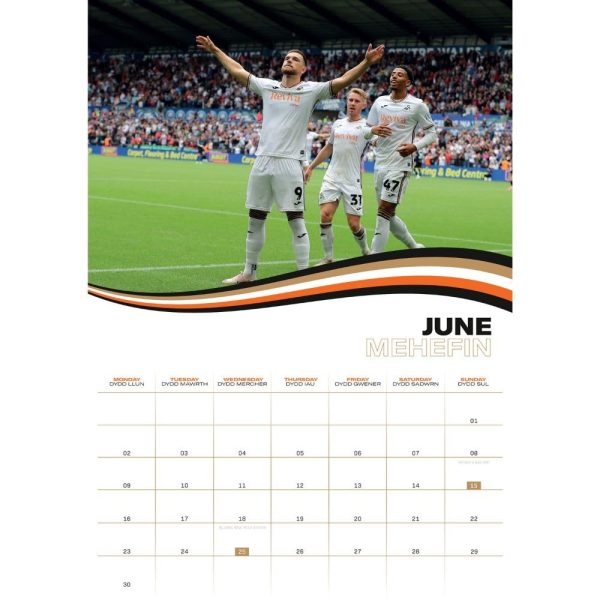 Swansea City AFC A3 Calendar 2025 - Image 3