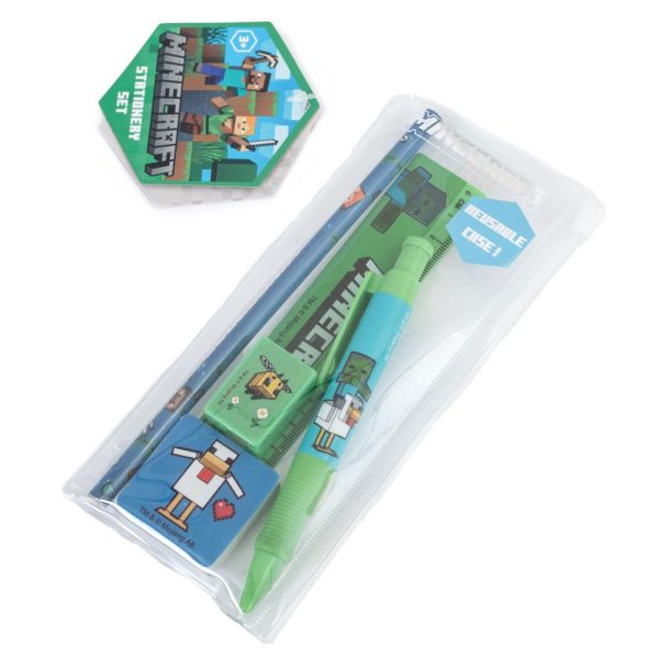 Minecraft 5pc Stationery Set - Image 3