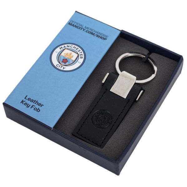 Manchester City FC Leather key Fob - Image 3
