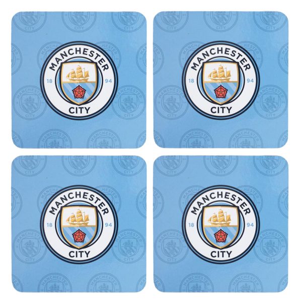 Manchester City FC 4pk Cork Coaster - Image 3