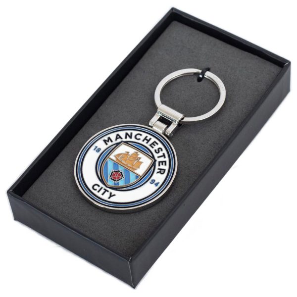 Manchester City FC Executive Crest Keyring - Image 3