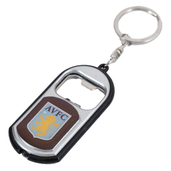 Aston Villa FC Keyring Torch Bottle Opener - Image 2