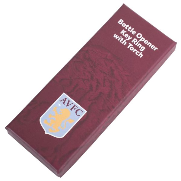 Aston Villa FC Keyring Torch Bottle Opener - Image 3