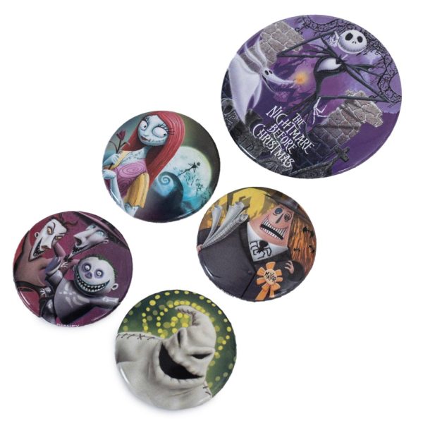 The Nightmare Before Christmas Button Badge Set - Image 2