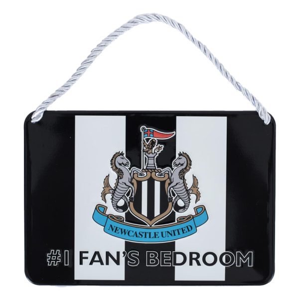 Newcastle United FC No1 Fan Stripe Bedroom Sign - Image 2