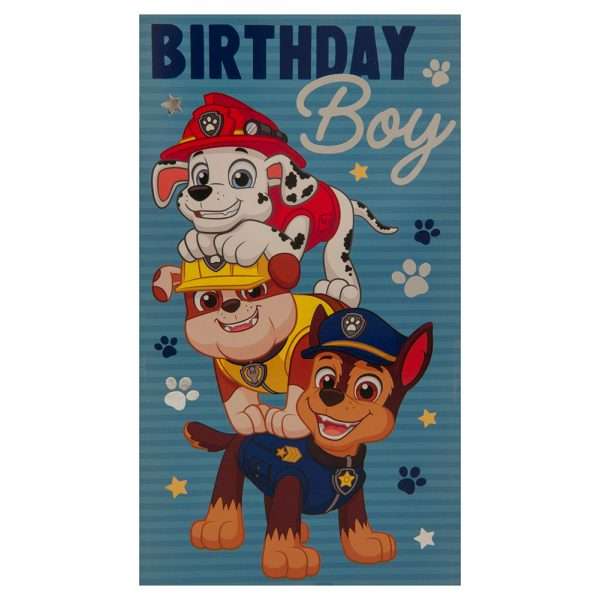 Paw Patrol Birthday Card Boy - Image 4