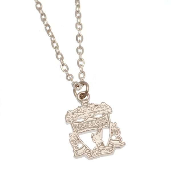 Liverpool FC Silver Plated Pendant & Chain CR - Image 2