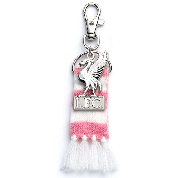 Liverpool FC Pink Bar Scarf Bag Charm - Image 2