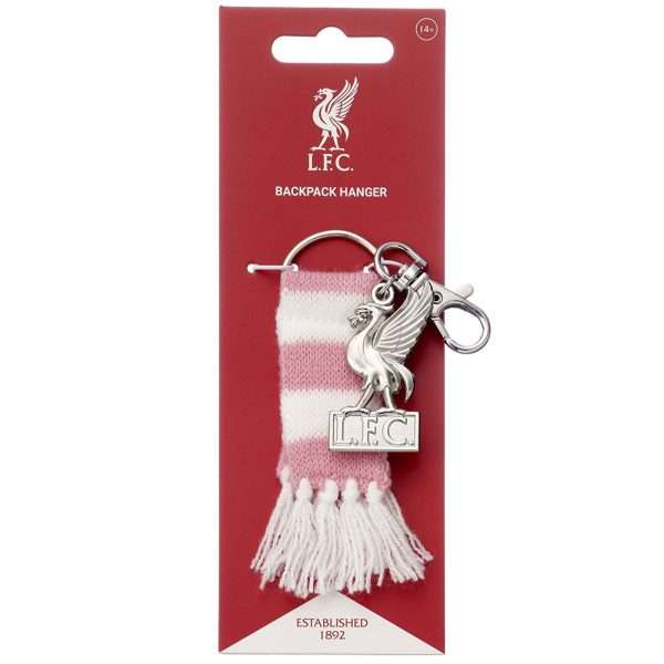 Liverpool FC Pink Bar Scarf Bag Charm - Image 3