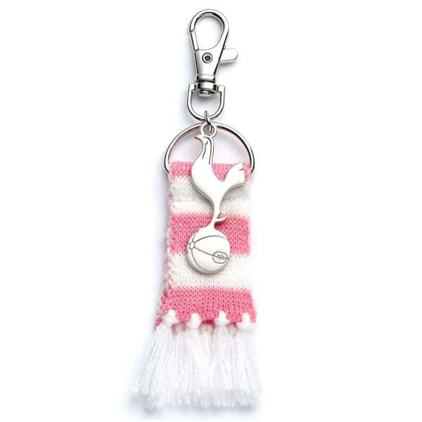Tottenham Hotspur FC Pink Bar Scarf Bag Charm - Image 2