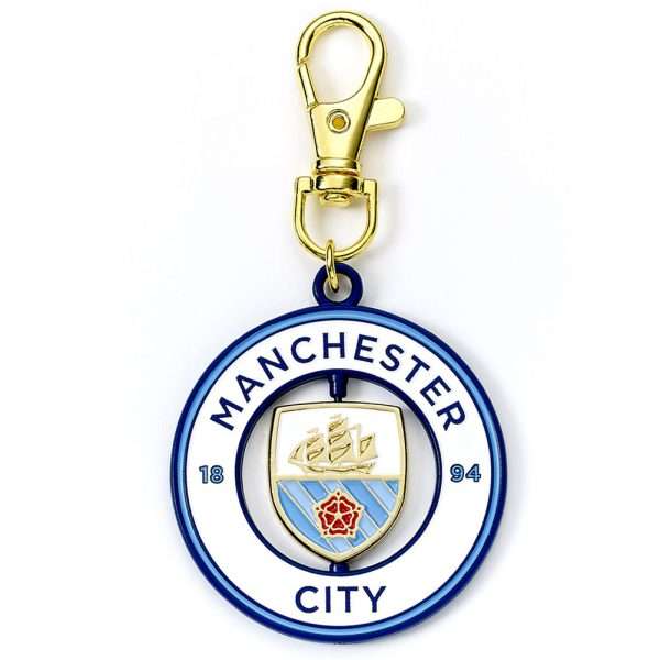 Manchester City FC Spinner Bag Charm - Image 3