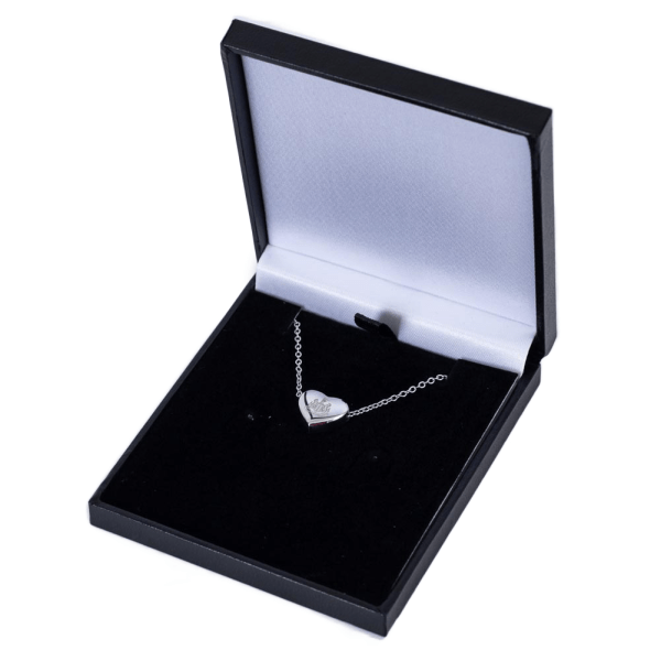 Newcastle United FC Stainless Steel Heart Necklace - Image 2