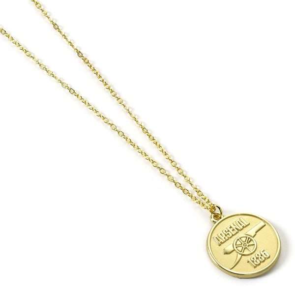 Arsenal FC Gold Finish Crest Necklace - Image 2