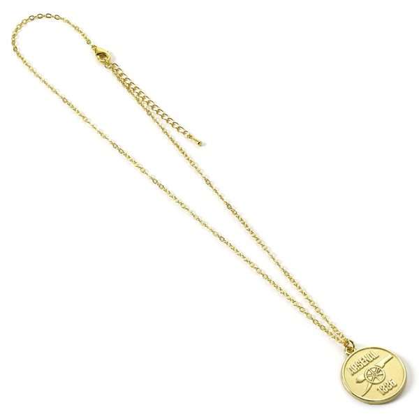 Arsenal FC Gold Finish Crest Necklace - Image 3