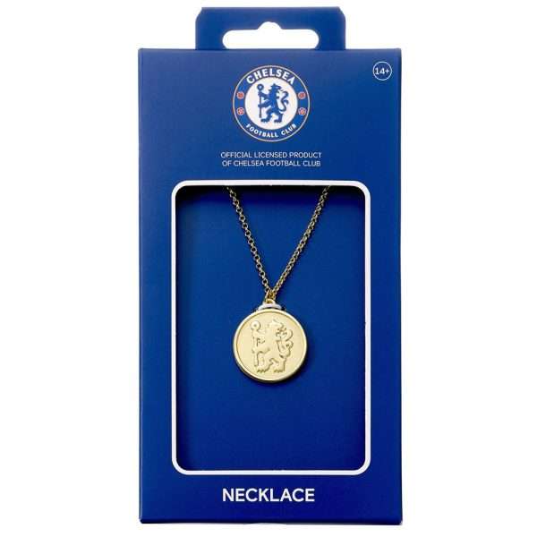 Chelsea FC Gold Finish Crest Necklace - Image 4