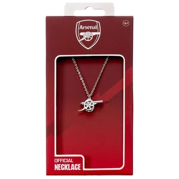Arsenal FC Silver Finish Cannon Necklace - Image 4