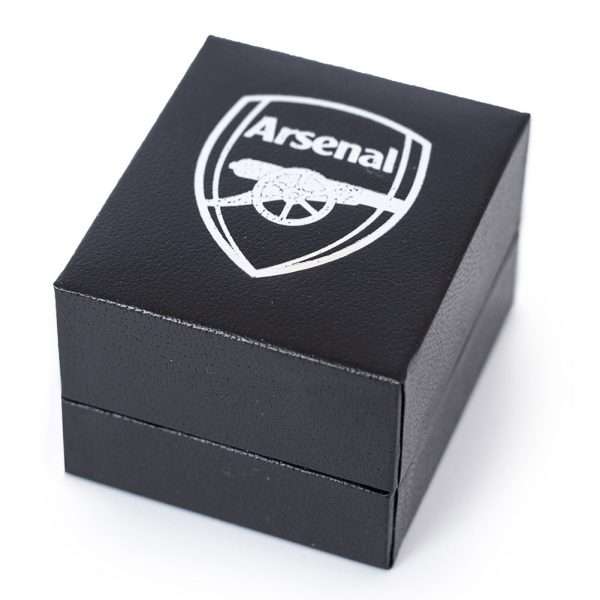 Arsenal FC 18ct Gold Plated on Silver Signet Ring - T - Image 2