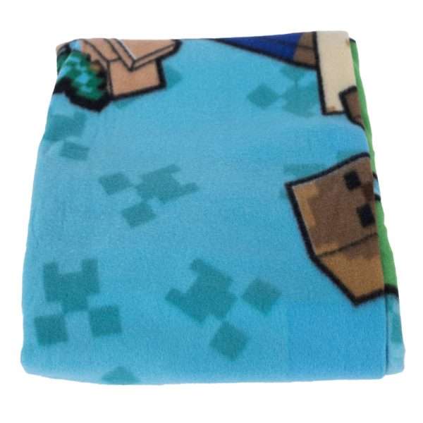 Minecraft Survival Mode Fleece Blanket - Image 4