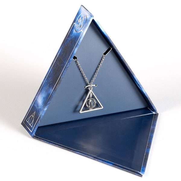 Harry Potter Spinning Deathly Hallows Necklace Gift Box - Image 2