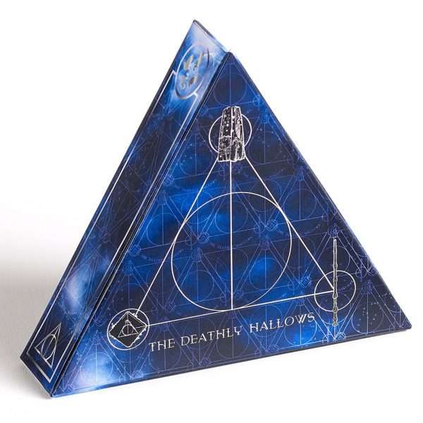 Harry Potter Spinning Deathly Hallows Necklace Gift Box - Image 3