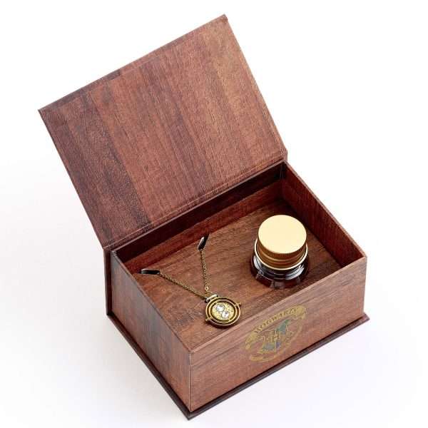 Harry Potter Time Turner Necklace & Earrings Gift Box - Image 2