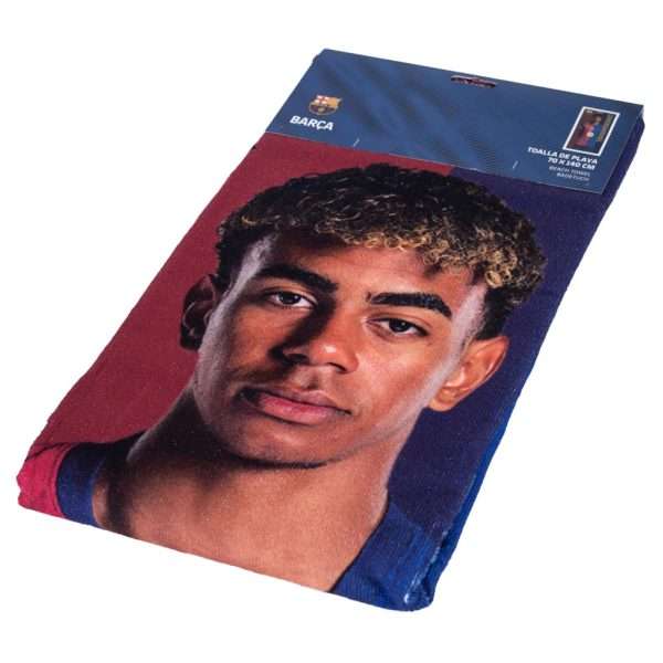 FC Barcelona Yamal Vertical Split Towel - Image 3
