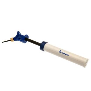 real madrid fc white dual action football pump