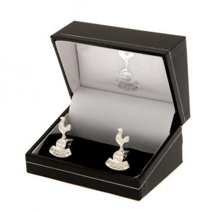 tottenham hotspur fc silver plated formed cufflinks