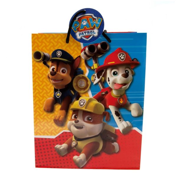 paw patrol medium gift bag