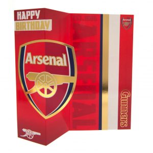arsenal fc gunners birthday card