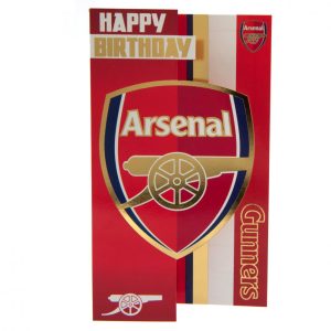 arsenal fc gunners birthday card