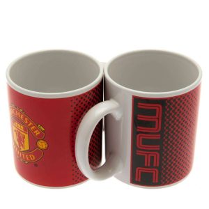 manchester united fc fade mug