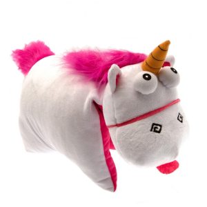 despicable me folding cushion fluffy unicorn