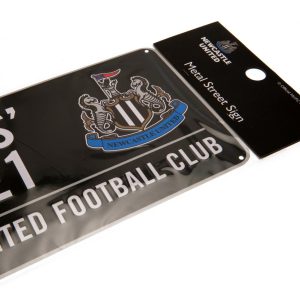 newcastle united fc colour street sign