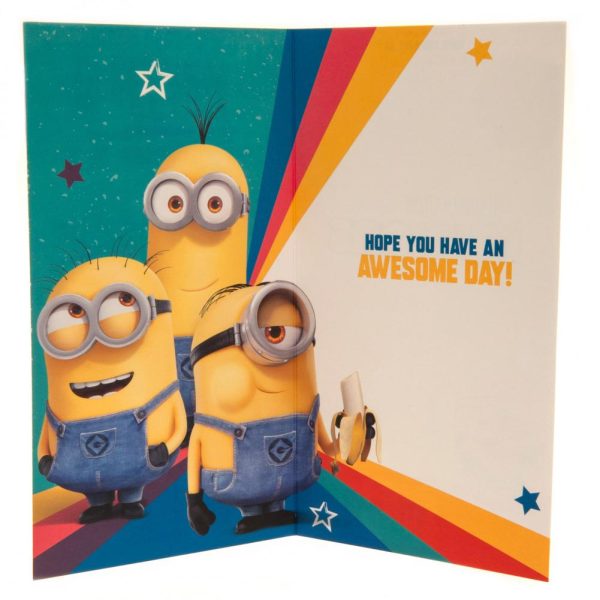 despicable me 3 minion birthday card brother
