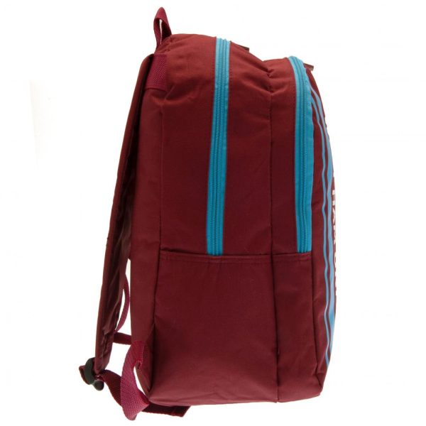 west ham united fc stripe backpack