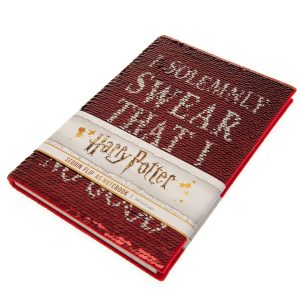 harry potter premium sequin notebook