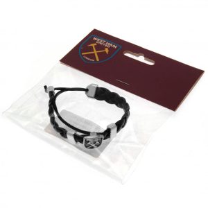west ham united fc pu slider bracelet